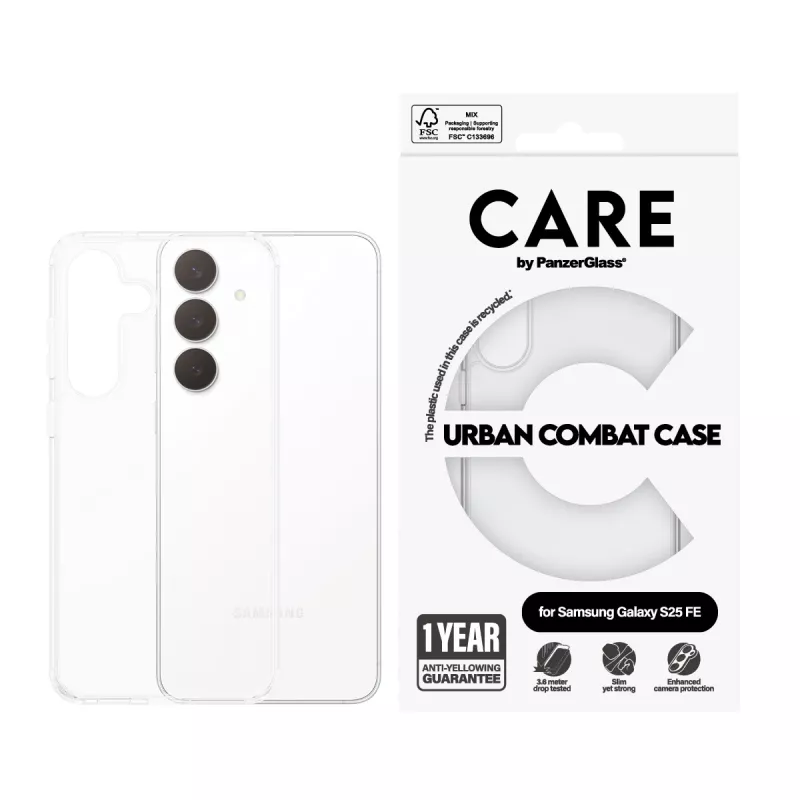 PanzerGlass CARE™ by ® Urban Combat dėklas Samsung Galaxy S25 FE 5G
