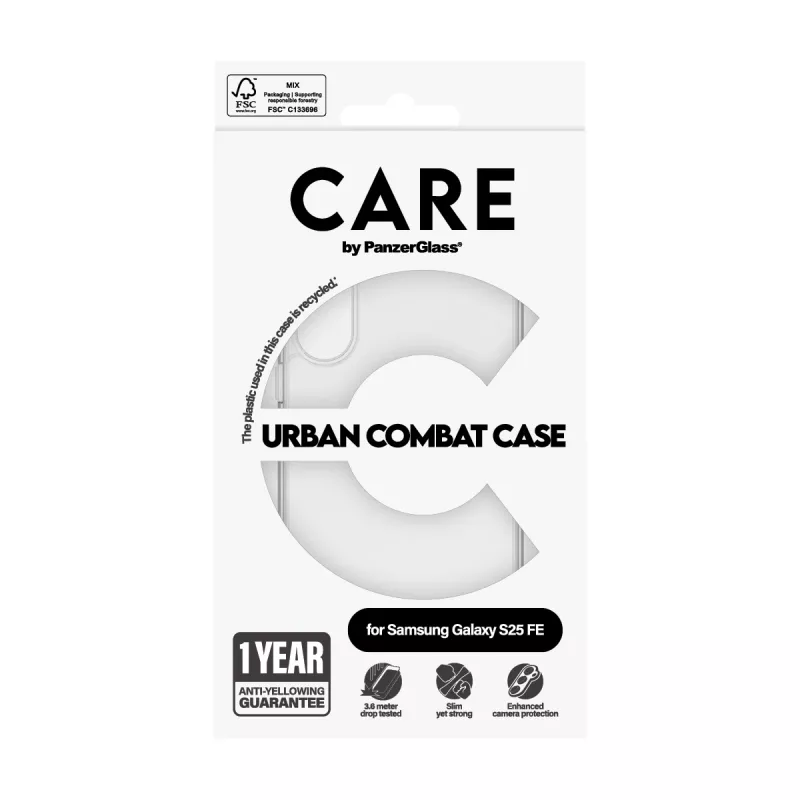 PanzerGlass CARE™ by ® Urban Combat dėklas Samsung Galaxy S25 FE 5G