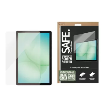 PanzerGlass SAFE. by ® ekrano apsauga Samsung Galaxy Tab A11+ | Tab A9+ | Itin platus pritaikymas