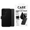 PanzerGlass CARE 2-in-1 Wallet Case su Qi belaidžiu įkrovimu Samsung Galaxy S26, permatomas dėklas