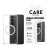 Apsauginis dėklas PanzerGlass CARE Urban Explorer dėklas Samsung Galaxy S26+ — permatomas, balti Qi elementai