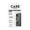 Apsauginis dėklas PanzerGlass CARE Urban Explorer dėklas Samsung Galaxy S26+ — permatomas, balti Qi elementai