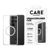 Telefono dėklas PanzerGlass CARE™ by Urban Explorer — Skaidrus dangtelis su White Qi, skirtas Samsung Galaxy S26 Ultra