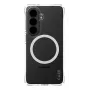 Apsauginis telefono dėklas PanzerGlass CARE Samba permatomas su baltu Qi skirtas Samsung Galaxy S26