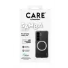 Apsauginis telefono dėklas PanzerGlass CARE Samba permatomas su baltu Qi skirtas Samsung Galaxy S26