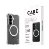 Apsauginis telefono dėklas PanzerGlass CARE Samba permatomas su baltu Qi skirtas Samsung Galaxy S26