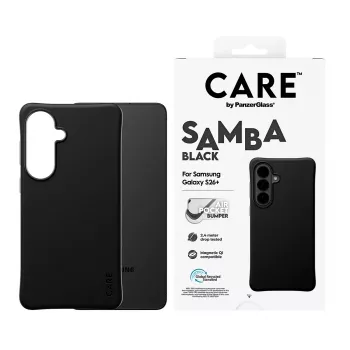 PanzerGlass CARE™ by ® Samba dėklas juodas su Qi Samsung Galaxy S26+