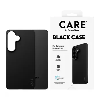 TPU apsauginis dėklas „Samsung Galaxy S26+“ iš „PanzerGlass CARE™“ – juodas