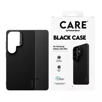 TPU dėklas-dangtelis PanzerGlass CARE™ Samsung Galaxy S26 Ultra – juodas