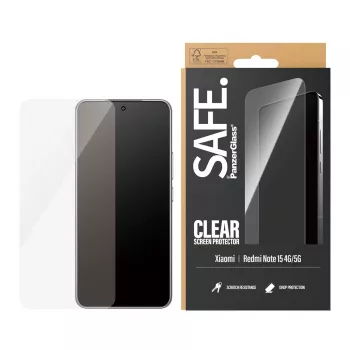 PanzerGlass SAFE. by ® Stiklo apsauga Xiaomi Redmi Note 15 4G | 5G | Ultra-Wide Fit