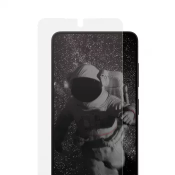 Ekrano apsauga PanzerGlass, skirta Samsung Galaxy S26 — keraminis grūdintas stiklas, itin plati forma, FASTFIT, skaidri