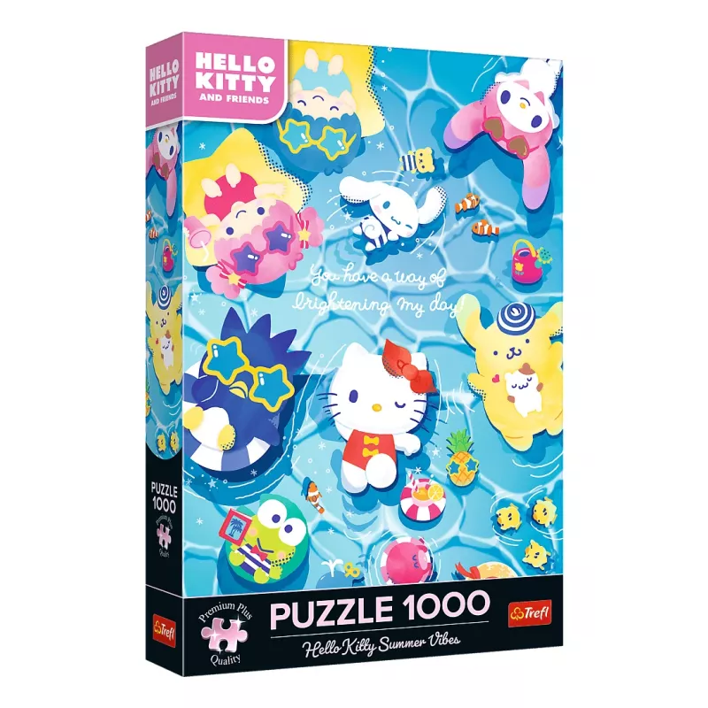 Jigsaw Puzzle TREFL Hello Kitty Summer Relaxation — 1000 vienetų (modelis 12067)