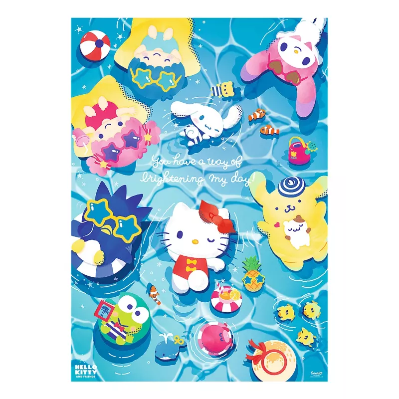 Jigsaw Puzzle TREFL Hello Kitty Summer Relaxation — 1000 vienetų (modelis 12067)
