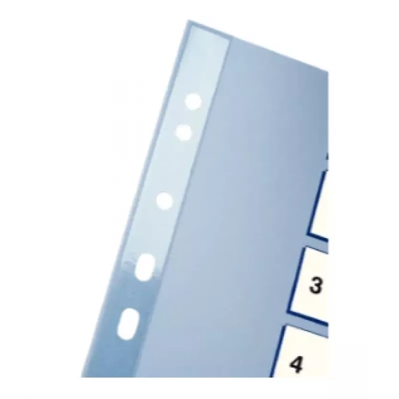 Esselte Index 1-10 PP A4 White, Skaitmeninis skirtukų indeksas, Polipropilenas (PP), Mėlyna, Balta, Vertikalus, A4, 0,12 mm