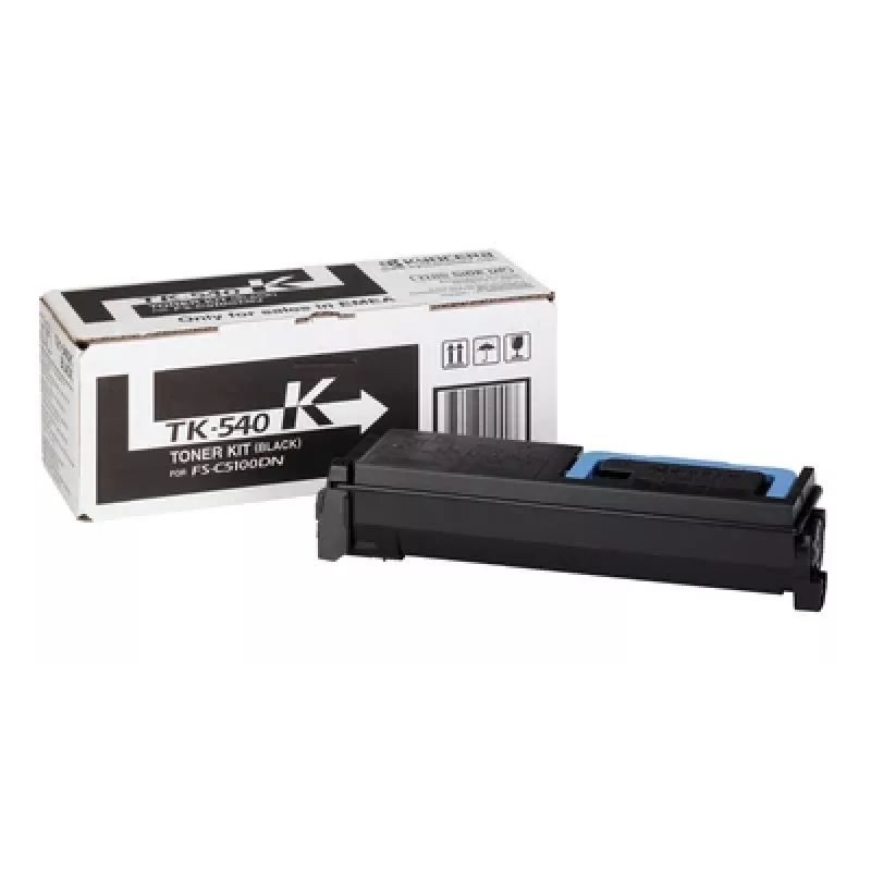 KYOCERA TK-540K dažų kasetė 1 vnt. Originali Juoda