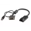 Vertiv Avocent MPUIQ-VMCDV KVM sąsajos adapteris DVI, USB 2.0 juodas