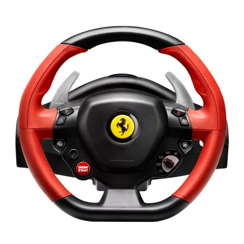 Thrustmaster Ferrari 458 Spider juodas, raudonas USB vairas + pedalai Xbox One