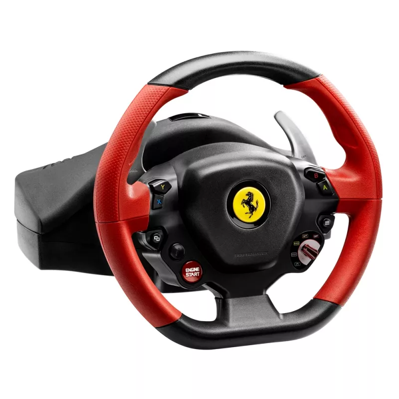 Thrustmaster Ferrari 458 Spider juodas, raudonas USB vairas + pedalai Xbox One