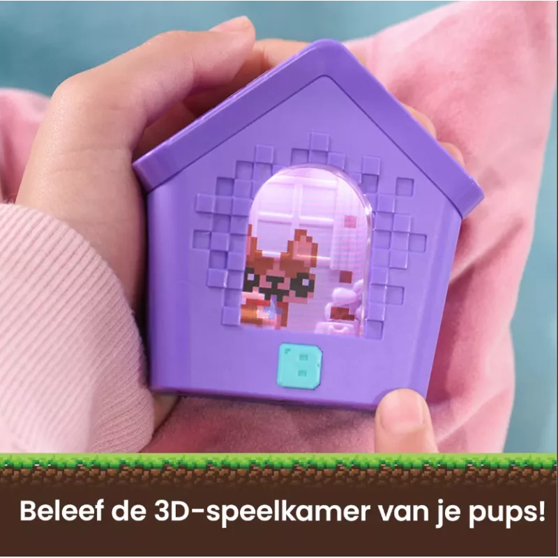 „Bitzee“, interaktyvus žaislas „Doghouse“ su 15 šuniukų viduje, 3D žaidimų kambarys, reaguoja į prisilietimą, skaitmeniniai augintiniai, vaikiški žaislai mergaitėms ir berniukams nuo 5 metų
