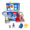 PAW Patrol : Pup Squad, Search & Rescue HQ Playset su Chase Pup Squad lenktynininku, Humdinger veiksmo figūrėle ir Kitty draugu, vaikiški žaislai berniukams ir mergaitėms nuo 3 metų