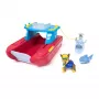 PAW Patrol Sea Patroller Vehicle su Chase ir ryklio figūrėlėmis, 2 patruliavimo režimai, žaislai berniukams ir mergaitėms nuo 3 metų
