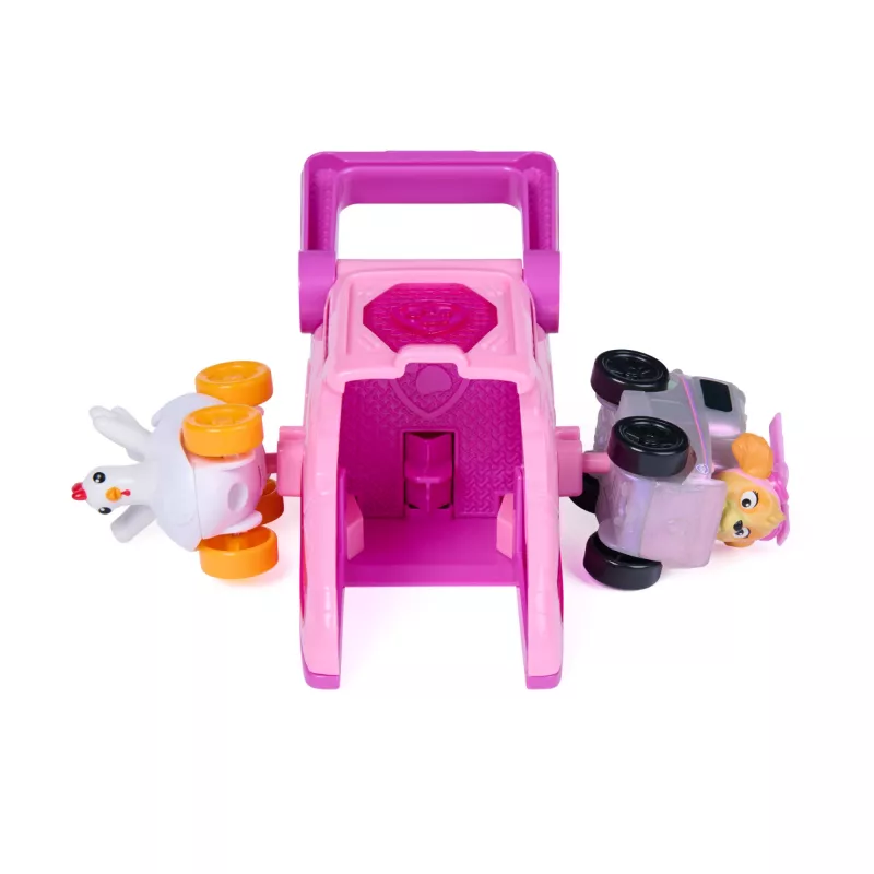PAW Patrol Skye Pup Squad leidimo įrenginių komplektas su Chickaletta transporto priemone, 2 vnt. rinkinys, žaislai berniukams ir mergaitėms nuo 3 metų