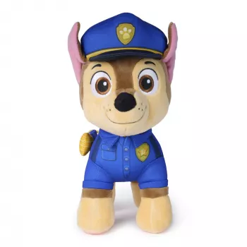 PAW Patrol : Search and Rescue Chase, pliušinis žaislas su žibintuvėlio priedu, ikimokyklinio amžiaus žaislai, vaikiški žaislai berniukams ir mergaitėms, nuo 3 metų, 10”