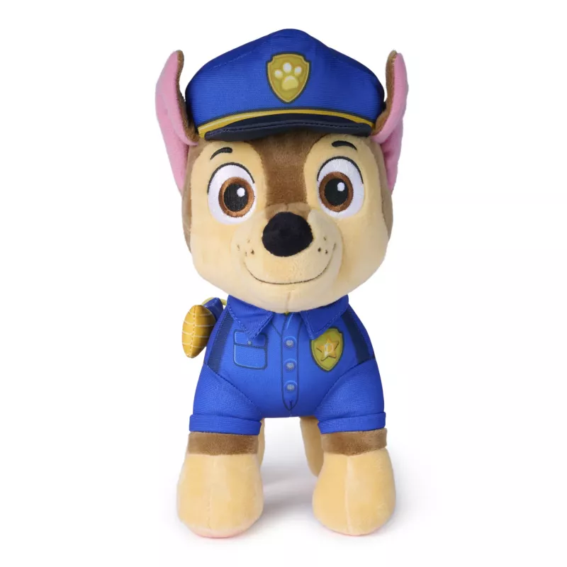 PAW Patrol : Search and Rescue Chase, pliušinis žaislas su žibintuvėlio priedu, ikimokyklinio amžiaus žaislai, vaikiški žaislai berniukams ir mergaitėms, nuo 3 metų, 10”