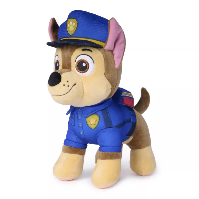 PAW Patrol : Search and Rescue Chase, pliušinis žaislas su žibintuvėlio priedu, ikimokyklinio amžiaus žaislai, vaikiški žaislai berniukams ir mergaitėms, nuo 3 metų, 10”