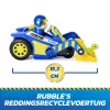 PAW Patrol : Search & Rescue, Rubble Rescue Buldozeris su 2 figūrėlėmis, policijos automobilio žaislas su atgalinio traukimo veiksmu, žaislai berniukams ir mergaitėms nuo 3 metų