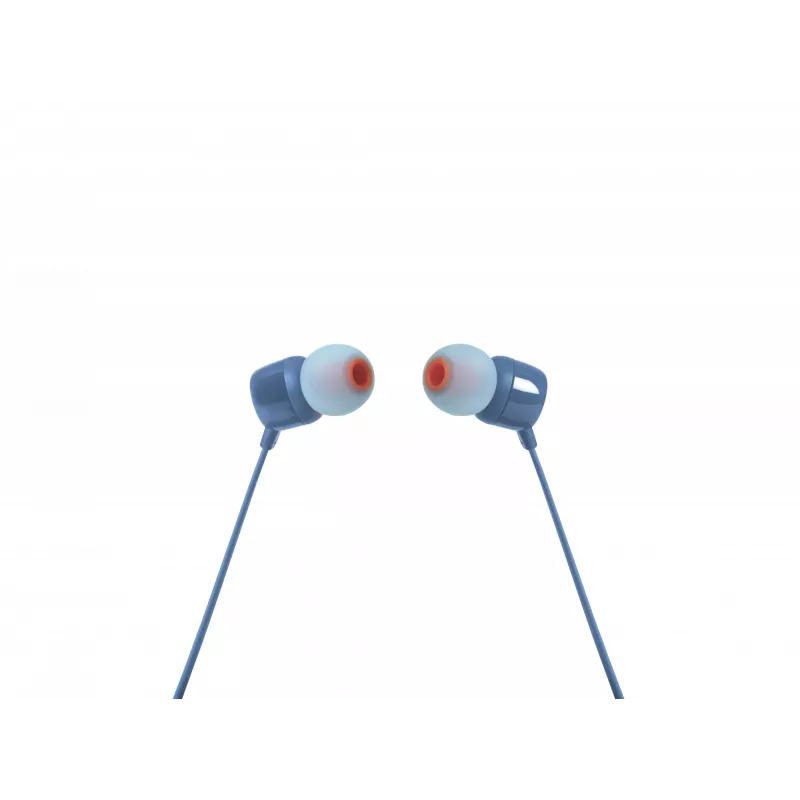 JBL Tune 110 BLUE, laidinis, 20 - 20000 Hz, muzika, ausinės, mėlynos