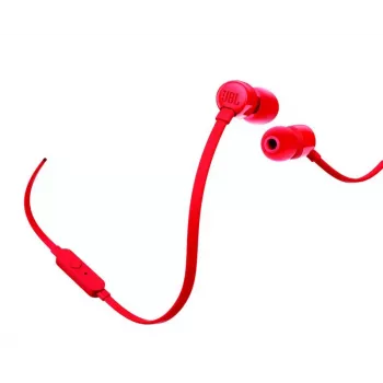 JBL T110 Headset Wired In-ear Calls/Music Red