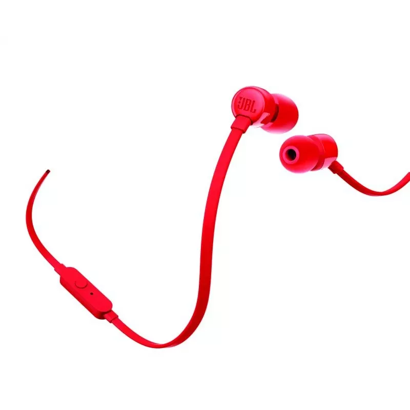 JBL T110 Headset Wired In-ear Calls/Music Red