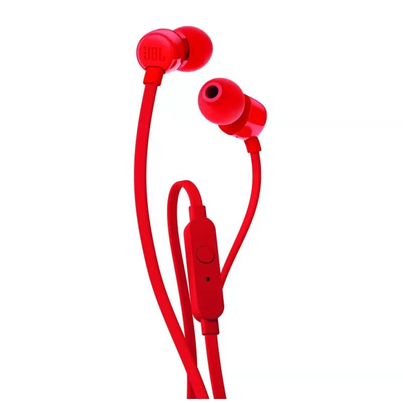 JBL T110 Headset Wired In-ear Calls/Music Red