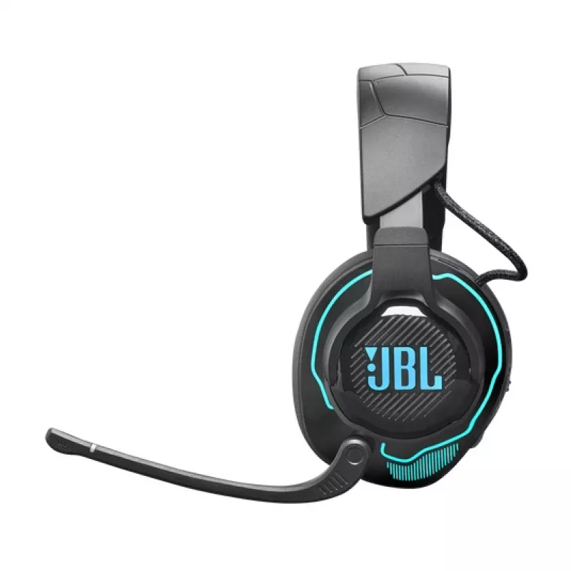 JBL Quantum 910 ausinės laidinės ir belaidės ant galvos žaidimams Bluetooth juodos