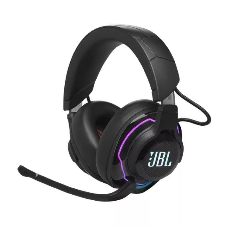 JBL Quantum 910 ausinės laidinės ir belaidės ant galvos žaidimams Bluetooth juodos