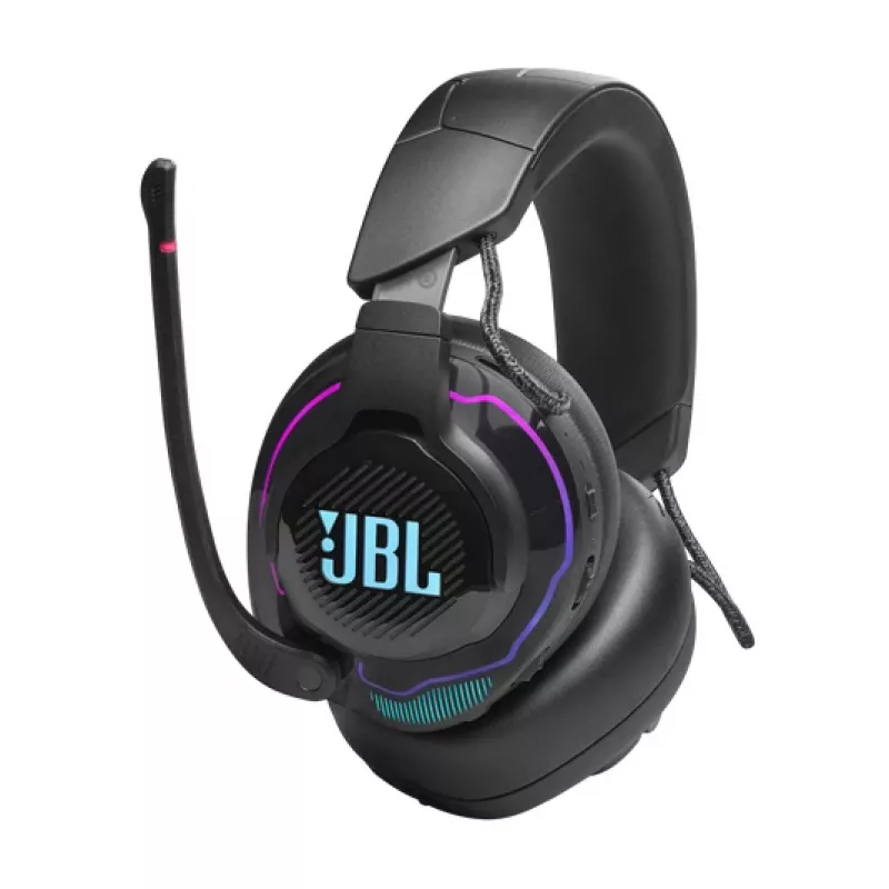 JBL Quantum 910 ausinės laidinės ir belaidės ant galvos žaidimams Bluetooth juodos