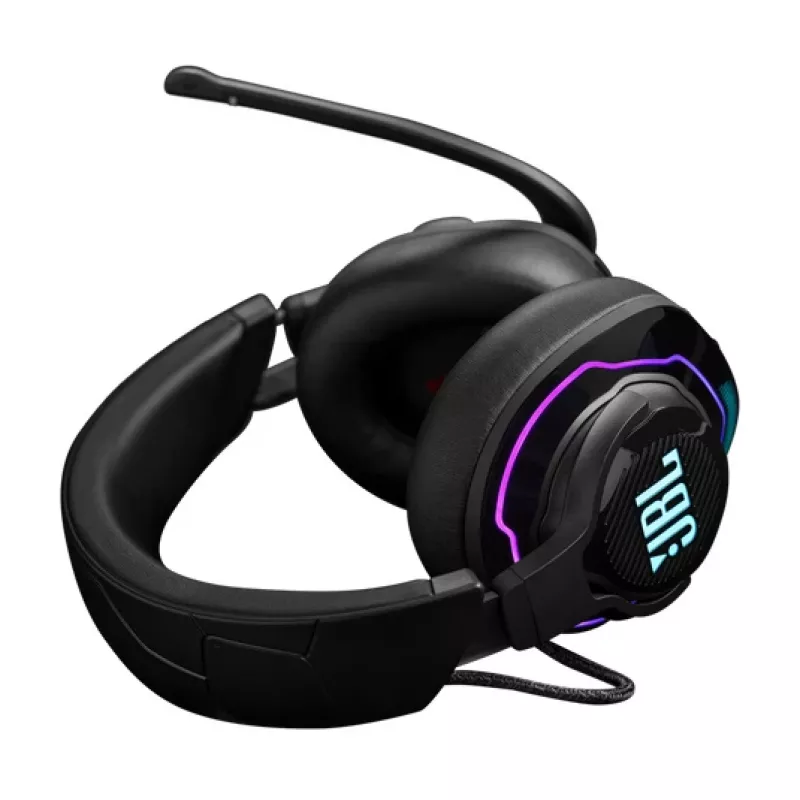 JBL Quantum 910 ausinės laidinės ir belaidės ant galvos žaidimams Bluetooth juodos
