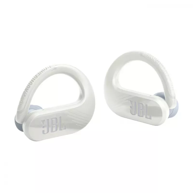 JBL Endurance PEAK 3 ausinės True Wireless Stereo (TWS) ausų kabliukas Skambučiai / muzika / sportas / kasdienis USB Type-C Bluetooth įkrovimo stovas balta