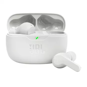 JBL Wave Beam ausinės True Wireless Stereo (TWS) į ausis įdedamos Skambučiai / Muzika / Sportas / Kasdienėms reikmėms baltos