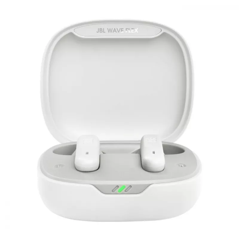 JBL Wave Flex ausinės True Wireless Stereo (TWS) į ausis įdedamos Skambučiams/Muzikai/Sportui/Kasdienai Balta