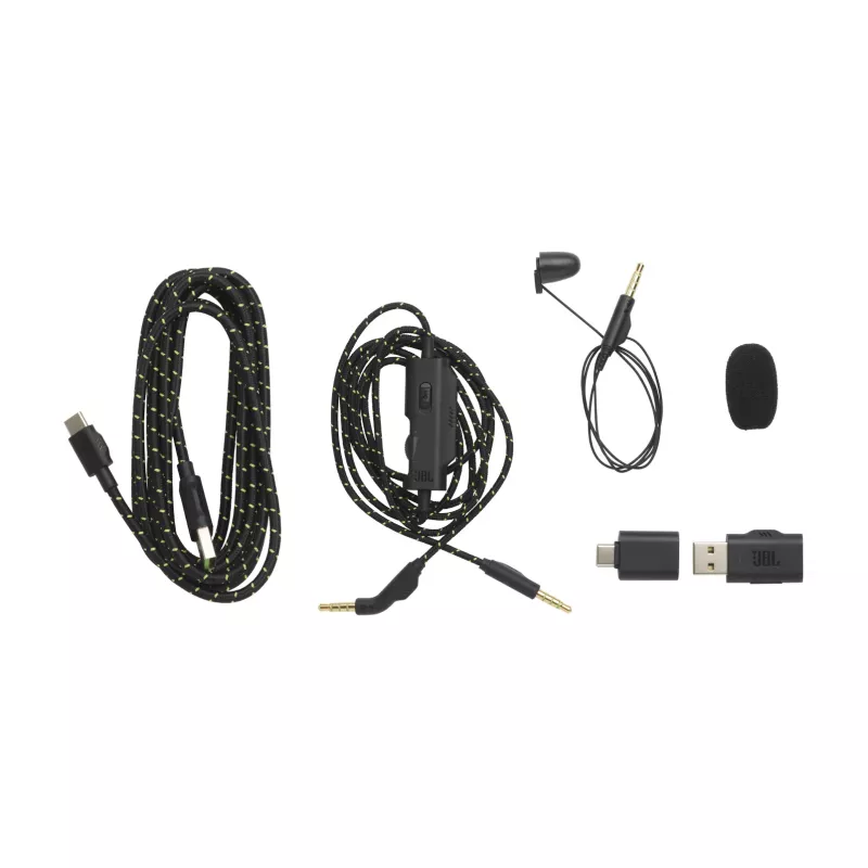 JBL Quantum 910X ausinės Laidinės ir belaidės Galvos juosta Skirta žaidimams USB Type-C Bluetooth Juoda, Žalia