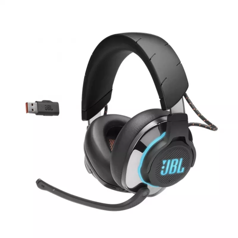 JBL Quantum 810 ausinės belaidės ant galvos žaidimams USB Type-C Bluetooth juodos