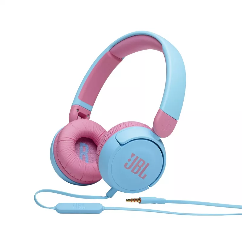 JBL JR310 BLUE, laidinės, muzikai, 20 - 20000 Hz, 112 g, ausinės, mėlynos