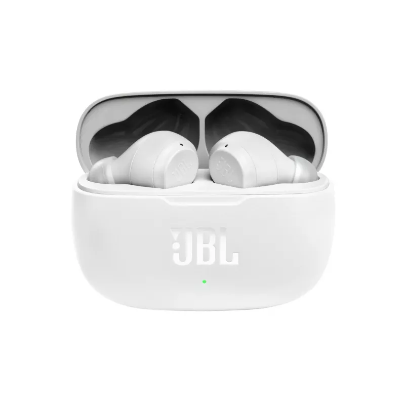 JBL Wave 200 TWS WHITE, Wireless, 20 - 20000 Hz, Muzika, 48 g, Ausinės, Balta