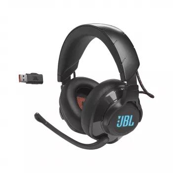 JBL Quantum 610 Wireless ausinės su mikrofonu laidinis ir belaidis ryšys ant galvos žaidimams USB Type-C juoda