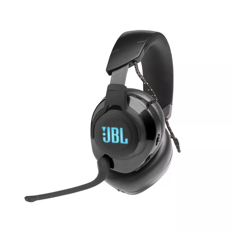 JBL Quantum 610 Wireless ausinės su mikrofonu laidinis ir belaidis ryšys ant galvos žaidimams USB Type-C juoda