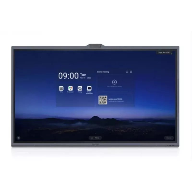 MAXHUB V8630 susitikimų kambario ekranas 2,18 m (86 col.) 3840 x 2160 pikselių LED juodas