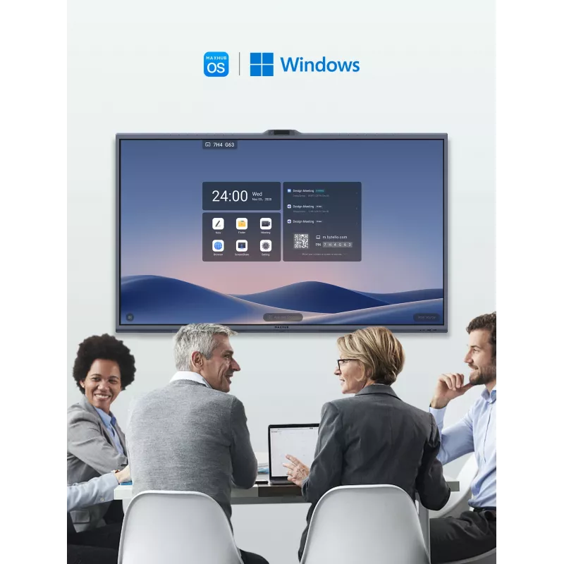 MAXHUB XBoard V7 serija V6550 65 colių „viskas viename“ konferencijų interaktyvus jutiklinis ekranas