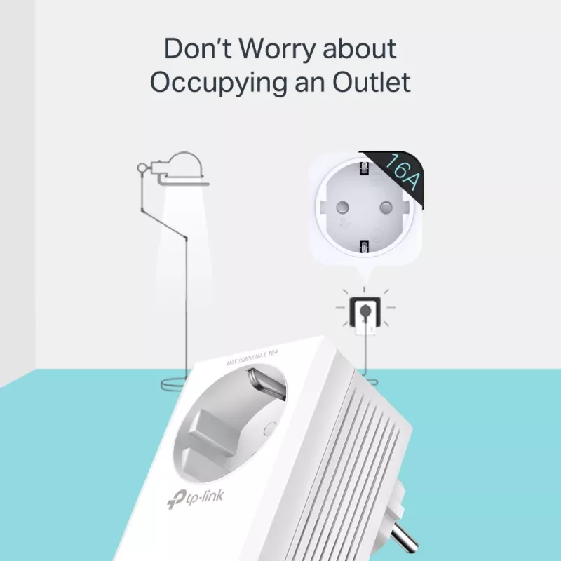 TP-Link TL-WPA7617 KIT 1200 Mbit/s Ethernet LAN Wi-Fi baltas 2 vnt.
